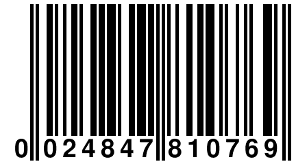 0 024847 810769