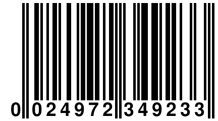 0 024972 349233