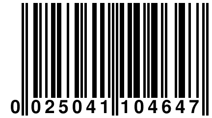 0 025041 104647