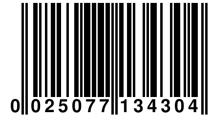 0 025077 134304