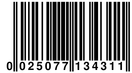 0 025077 134311