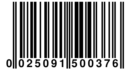 0 025091 500376