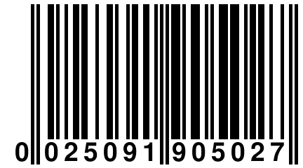 0 025091 905027