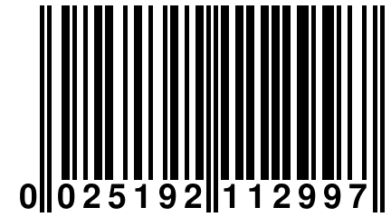 0 025192 112997