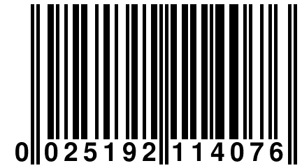 0 025192 114076