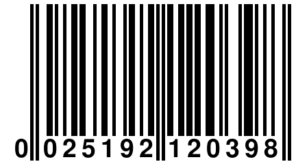 0 025192 120398