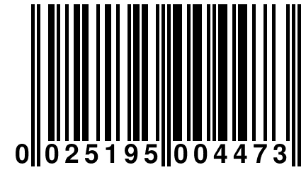 0 025195 004473