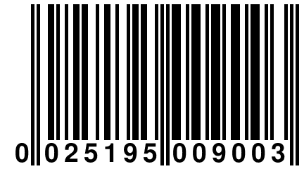 0 025195 009003