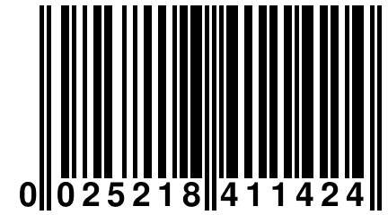 0 025218 411424