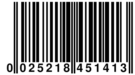 0 025218 451413