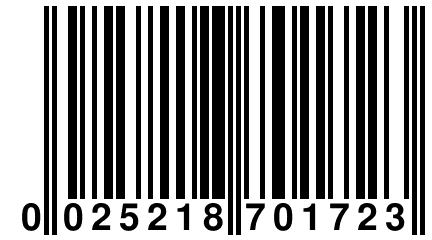 0 025218 701723