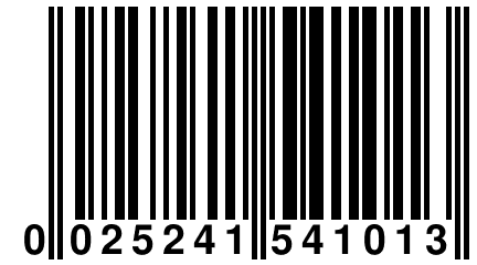 0 025241 541013