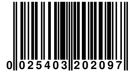 0 025403 202097