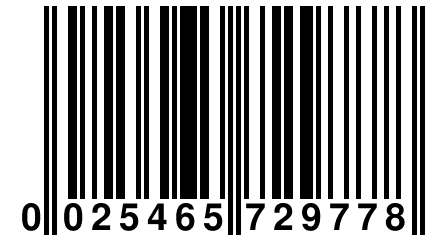 0 025465 729778