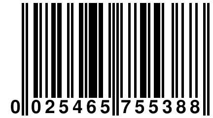 0 025465 755388