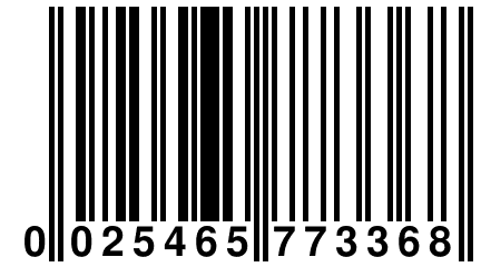 0 025465 773368