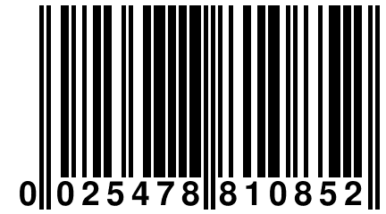 0 025478 810852