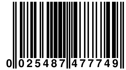 0 025487 477749