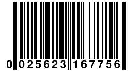 0 025623 167756