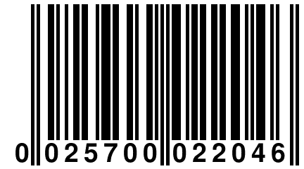 0 025700 022046