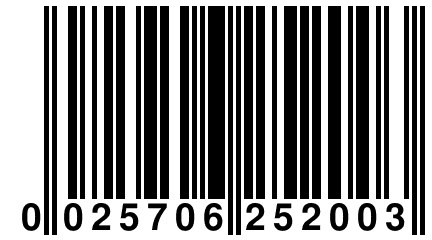 0 025706 252003