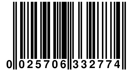 0 025706 332774