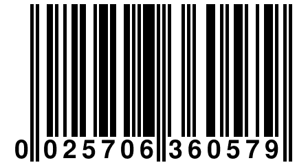 0 025706 360579