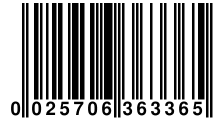 0 025706 363365