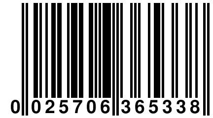 0 025706 365338