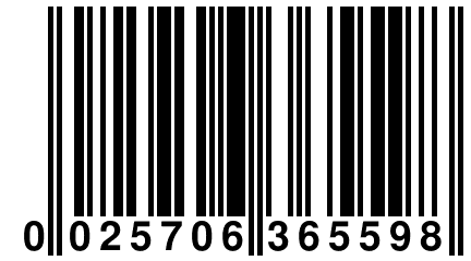 0 025706 365598