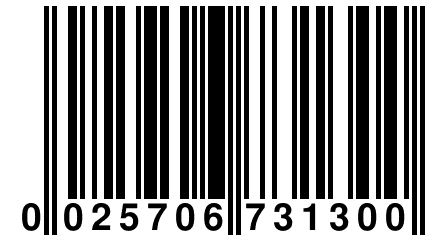 0 025706 731300