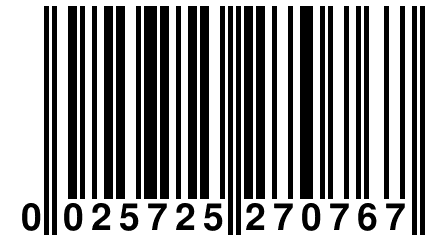 0 025725 270767