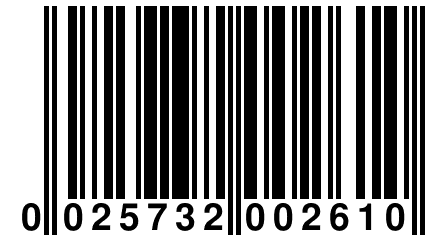 0 025732 002610