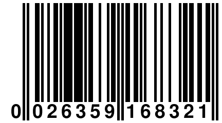 0 026359 168321