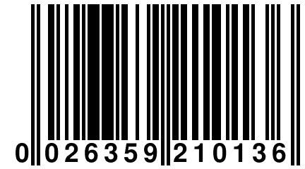 0 026359 210136