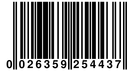 0 026359 254437