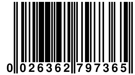 0 026362 797365