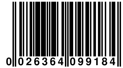 0 026364 099184