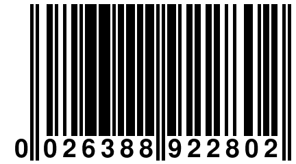 0 026388 922802