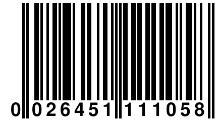 0 026451 111058