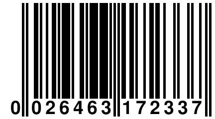 0 026463 172337