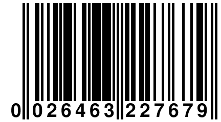 0 026463 227679