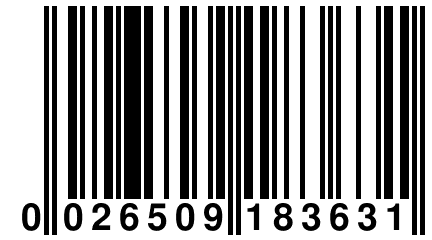 0 026509 183631