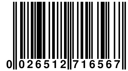 0 026512 716567