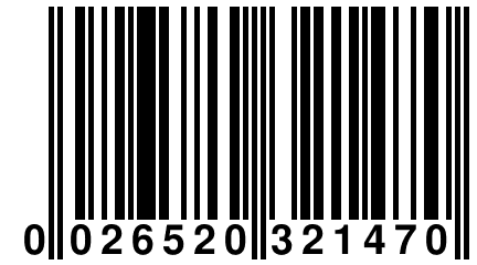 0 026520 321470