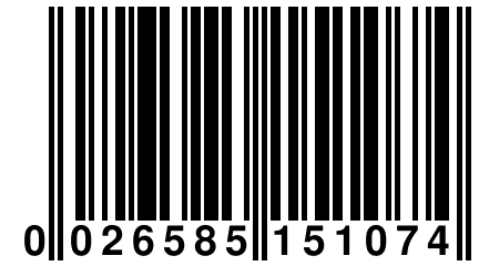 0 026585 151074