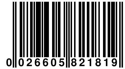 0 026605 821819