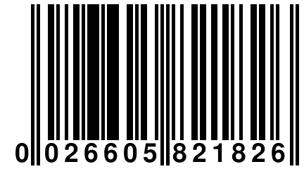 0 026605 821826