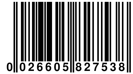 0 026605 827538