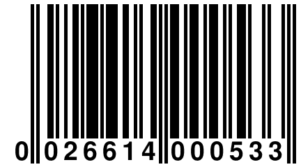 0 026614 000533